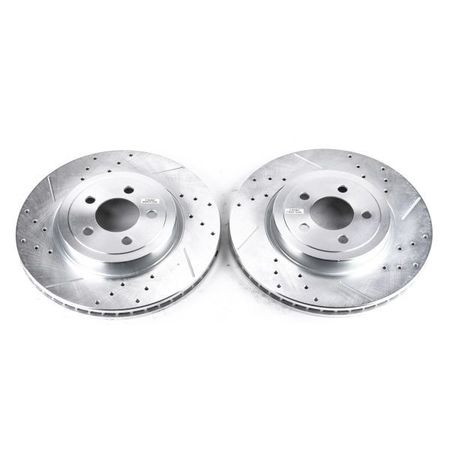 POWERSTOP Drilld&Slottd Rotor Pair, Ar8359Xpr AR8359XPR